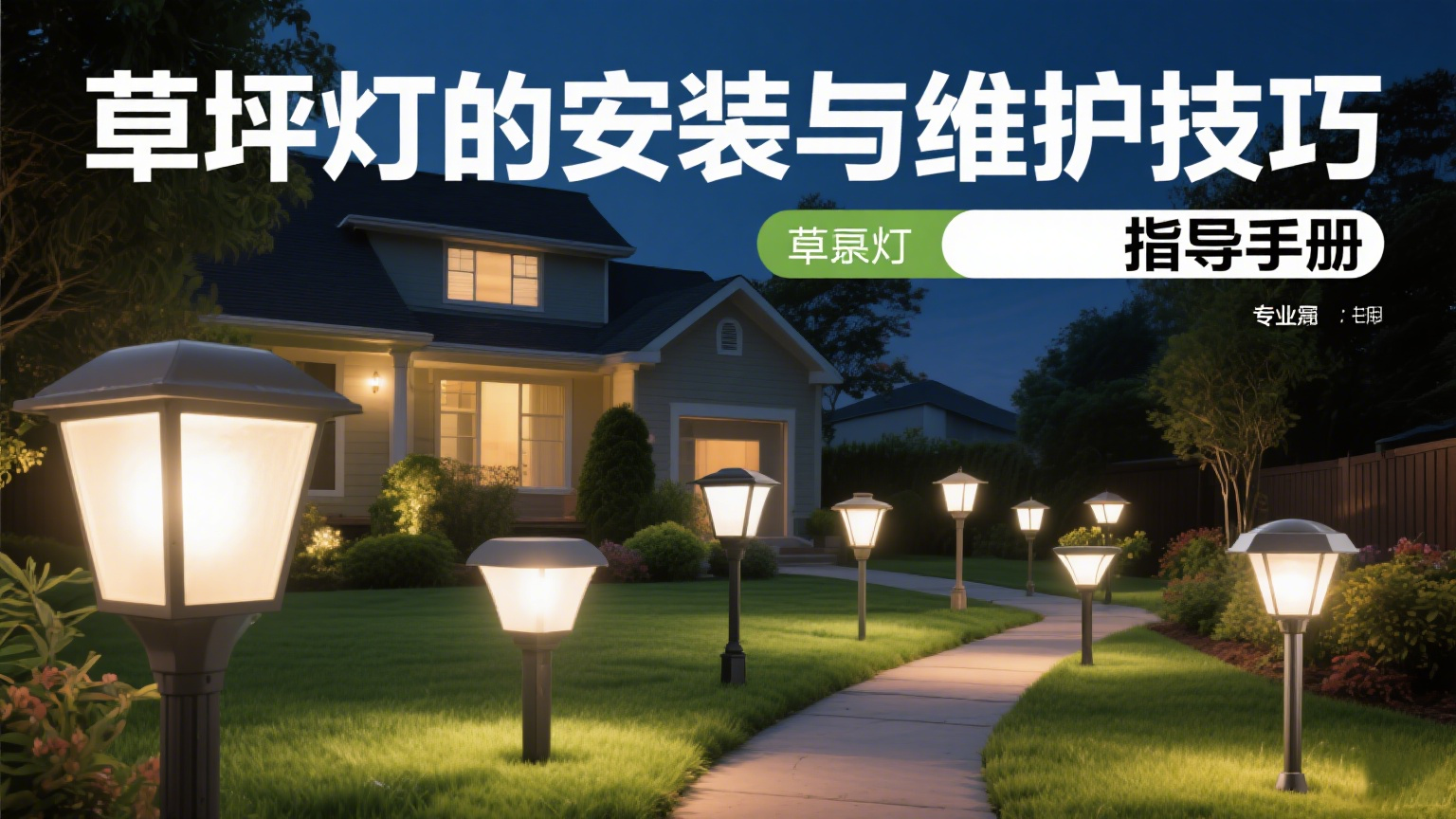 草坪燈的安裝與維護技巧