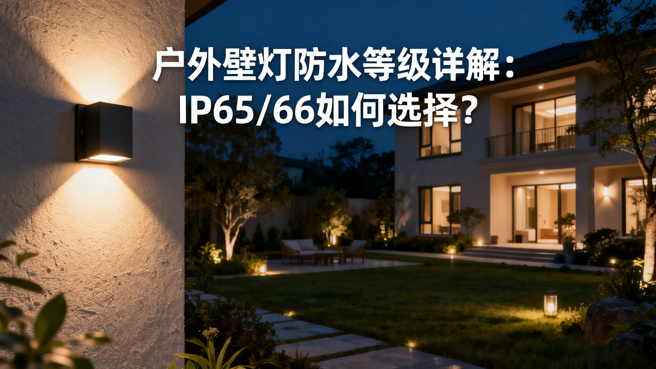 戶外壁燈防水等級詳解